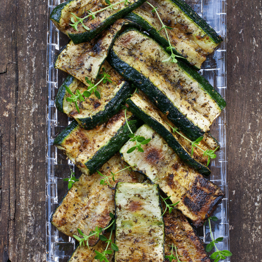 Grilled zucchini
