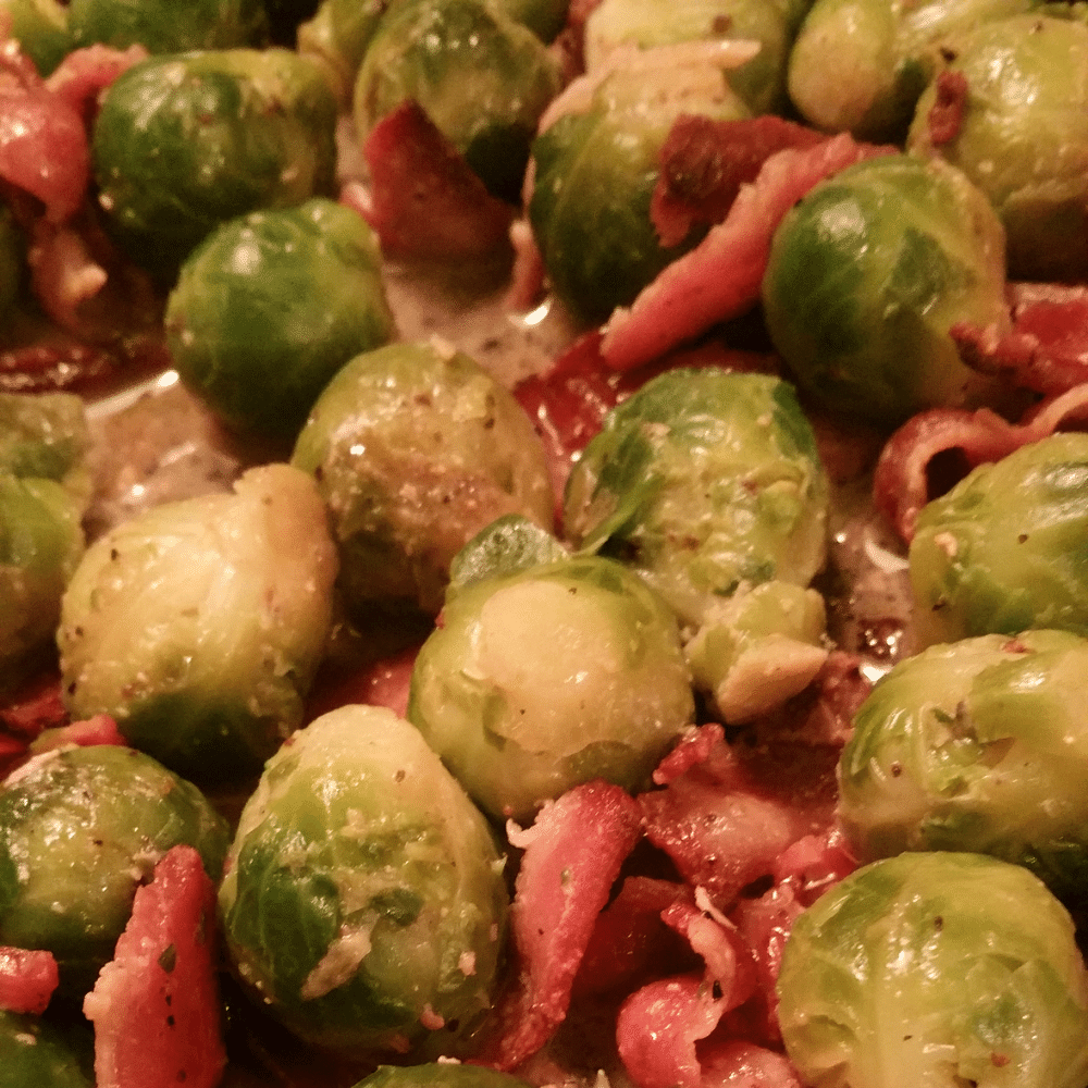 Maple Glazed Brussels Sprouts