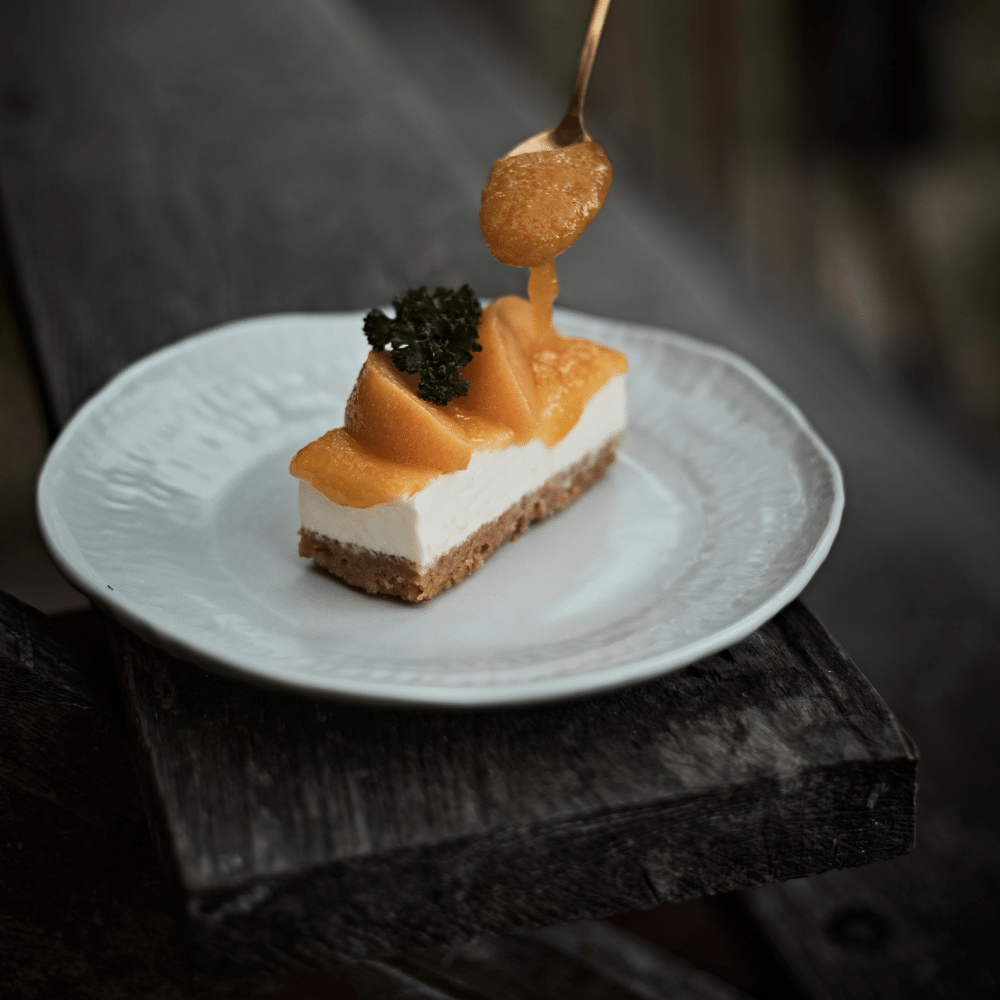 Peach Cheesecake