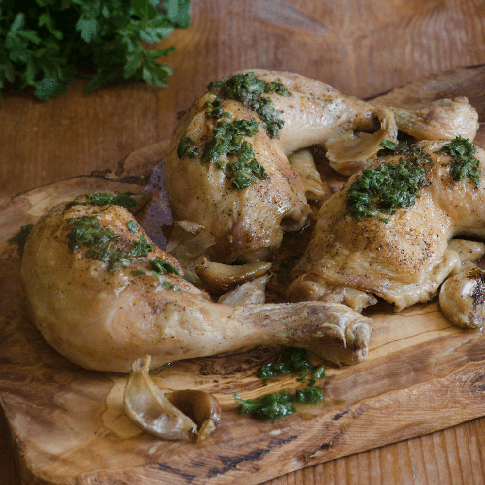 Roast Chicken with Garlic Mayonnaise