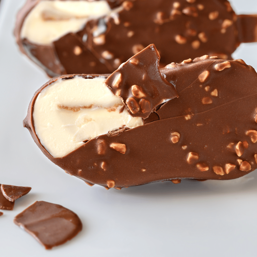 Vanilla ice cream bars