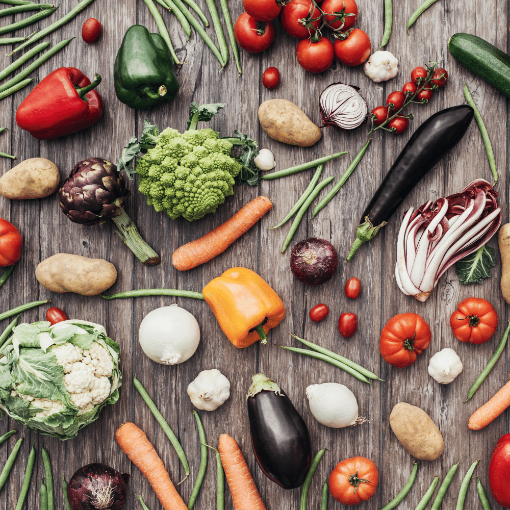 Vegetables Can Add Color