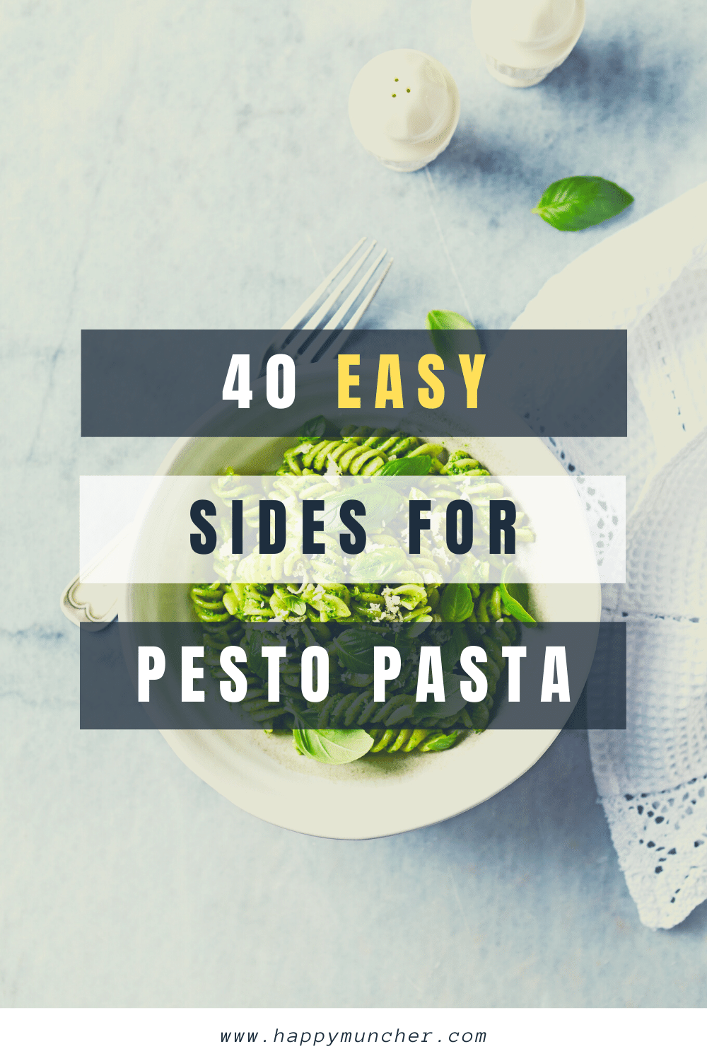 what to serve with pesto pasta