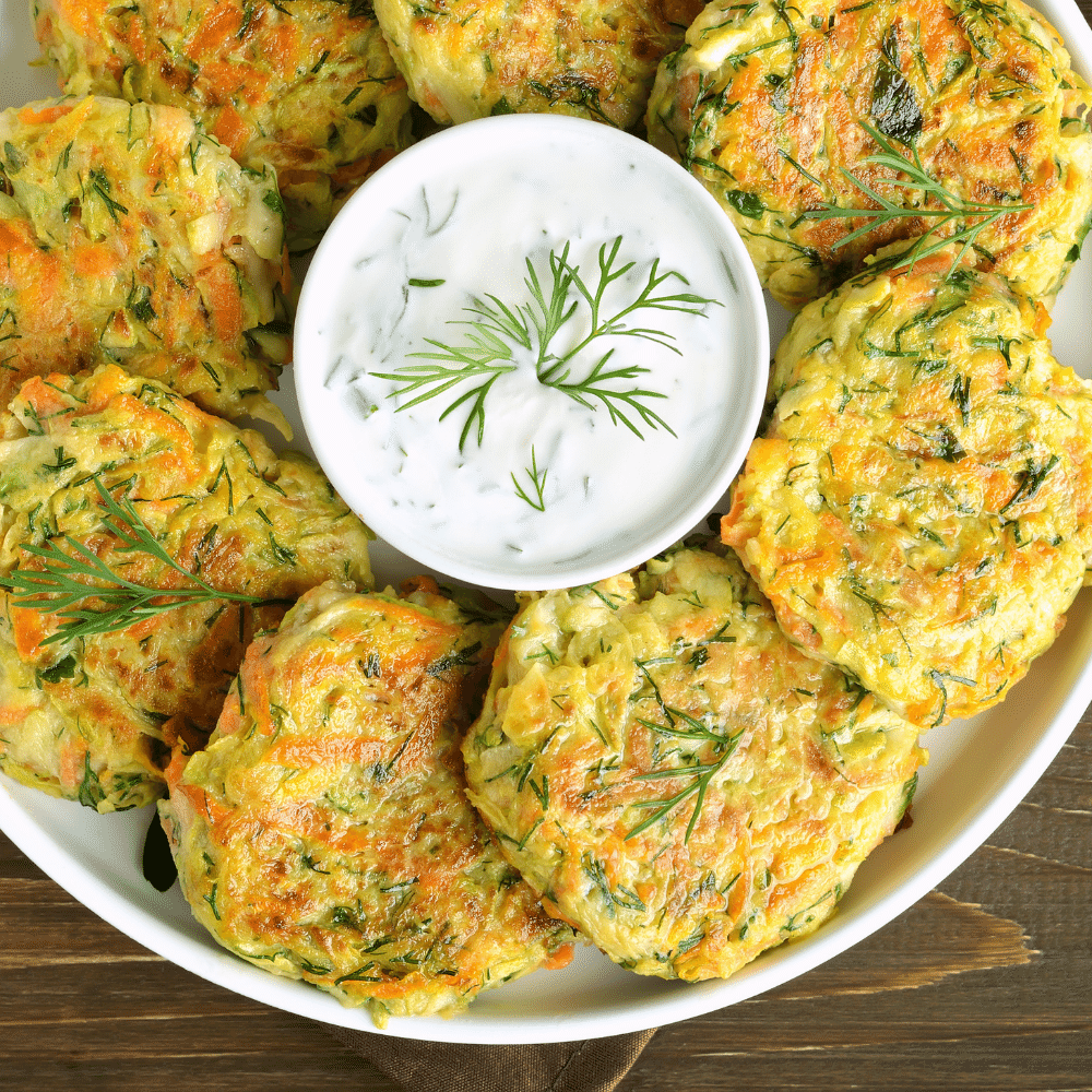 Zucchini ranch-dipping