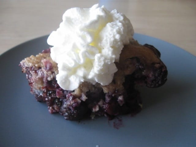 Blueberry And Cherry Cobbler