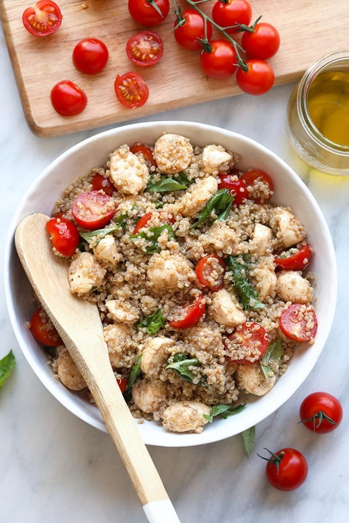 Caprese Salad + Quinoa