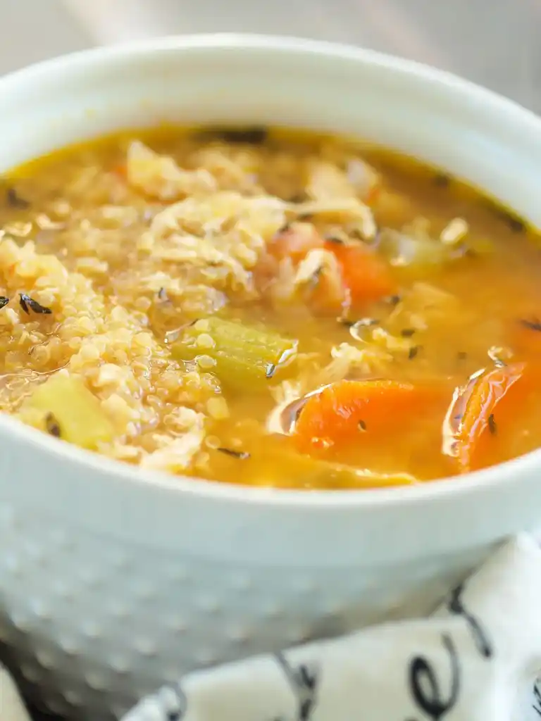 Chicken Noodle Soup + Quinoa