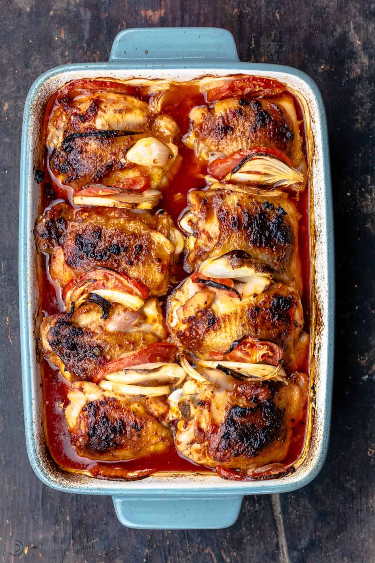Juiciest Baked Chicken Thighs Recipe