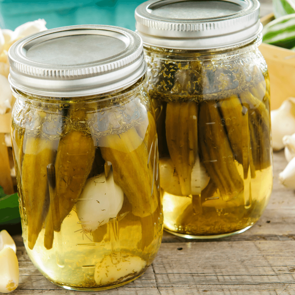 Pickled okra