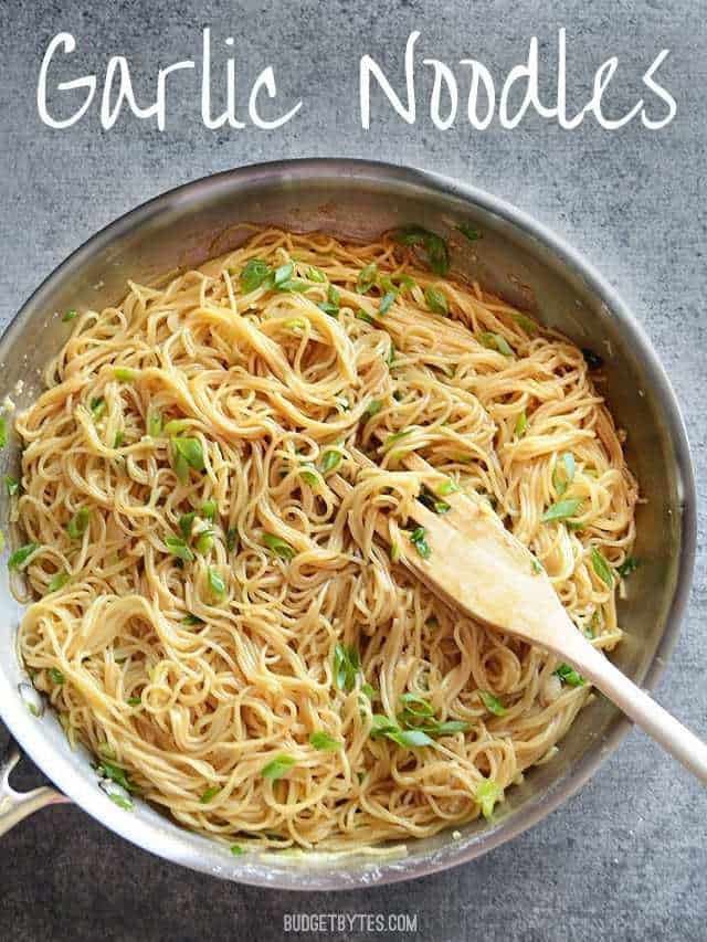 Quick & Easy Garlic Noodles