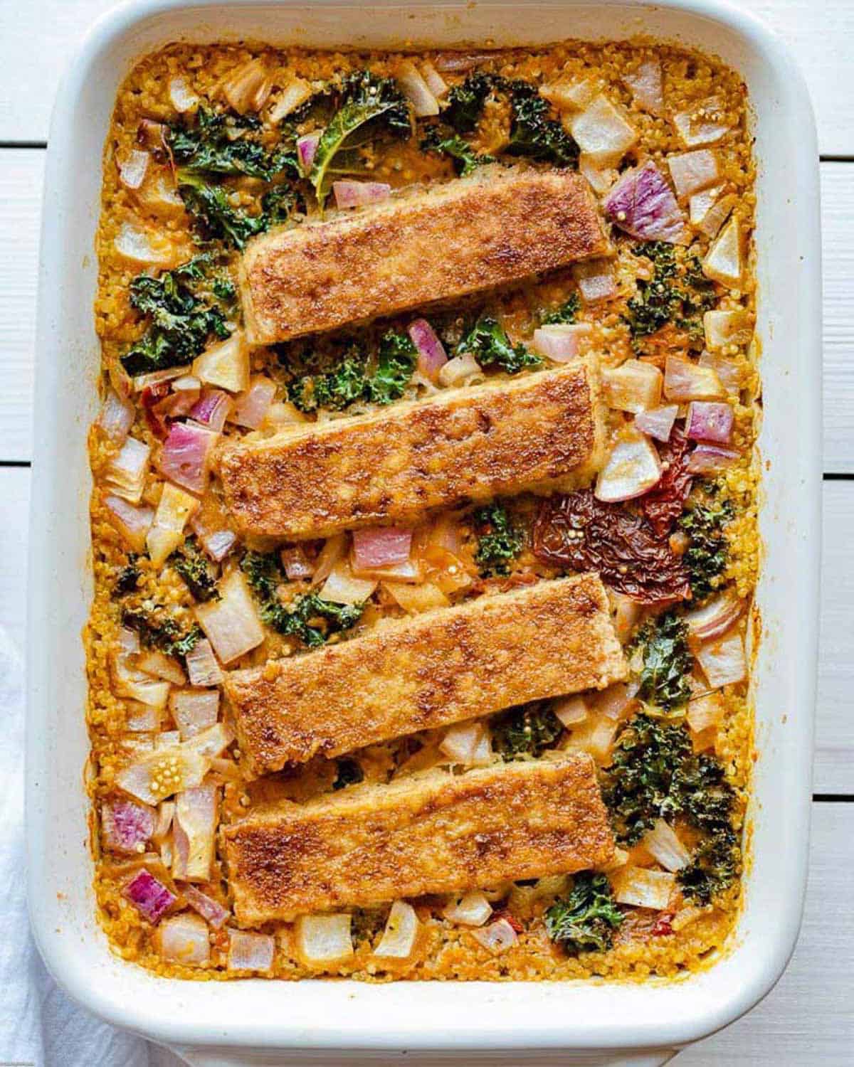 Steak + Quinoa Casserole