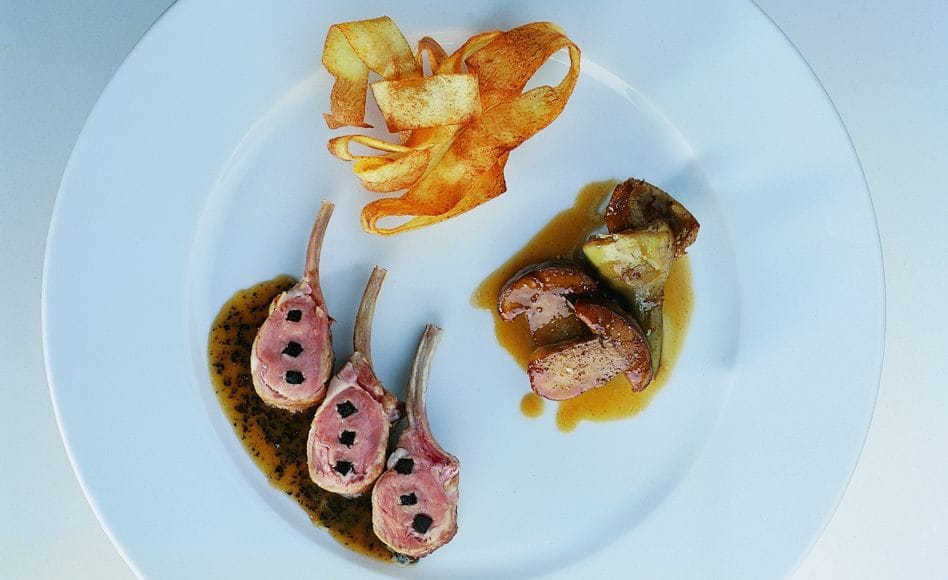 Truffled rack of lamb