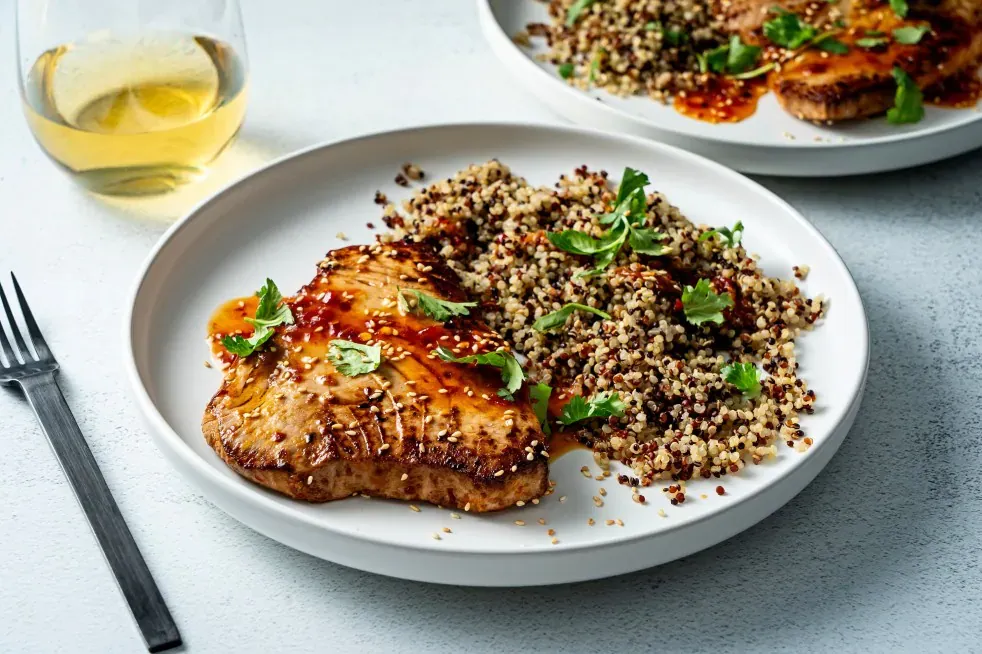 Tuna Steak Quinoa