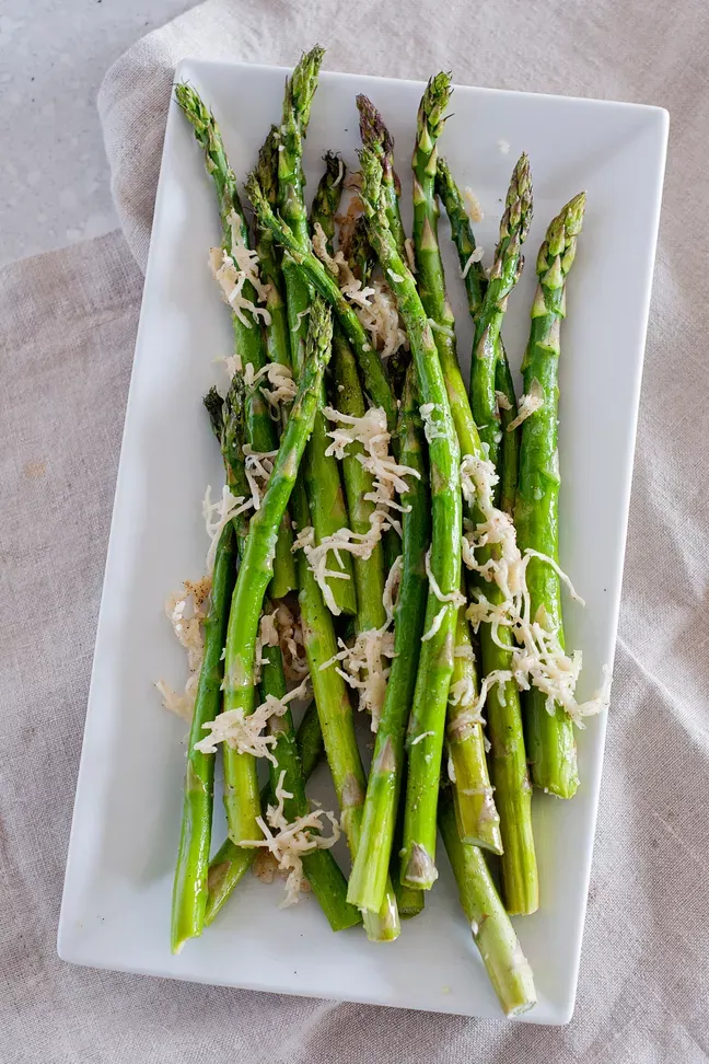 Baked Asparagus With Parmesan