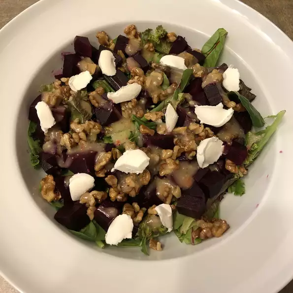 Beet and Goat Cheese Salad