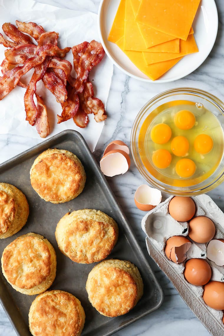 BREAKFAST BISCUIT SANDWICHES