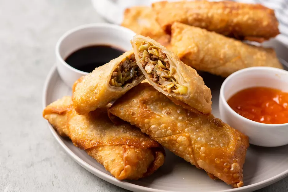Deep-Fried Egg Rolls