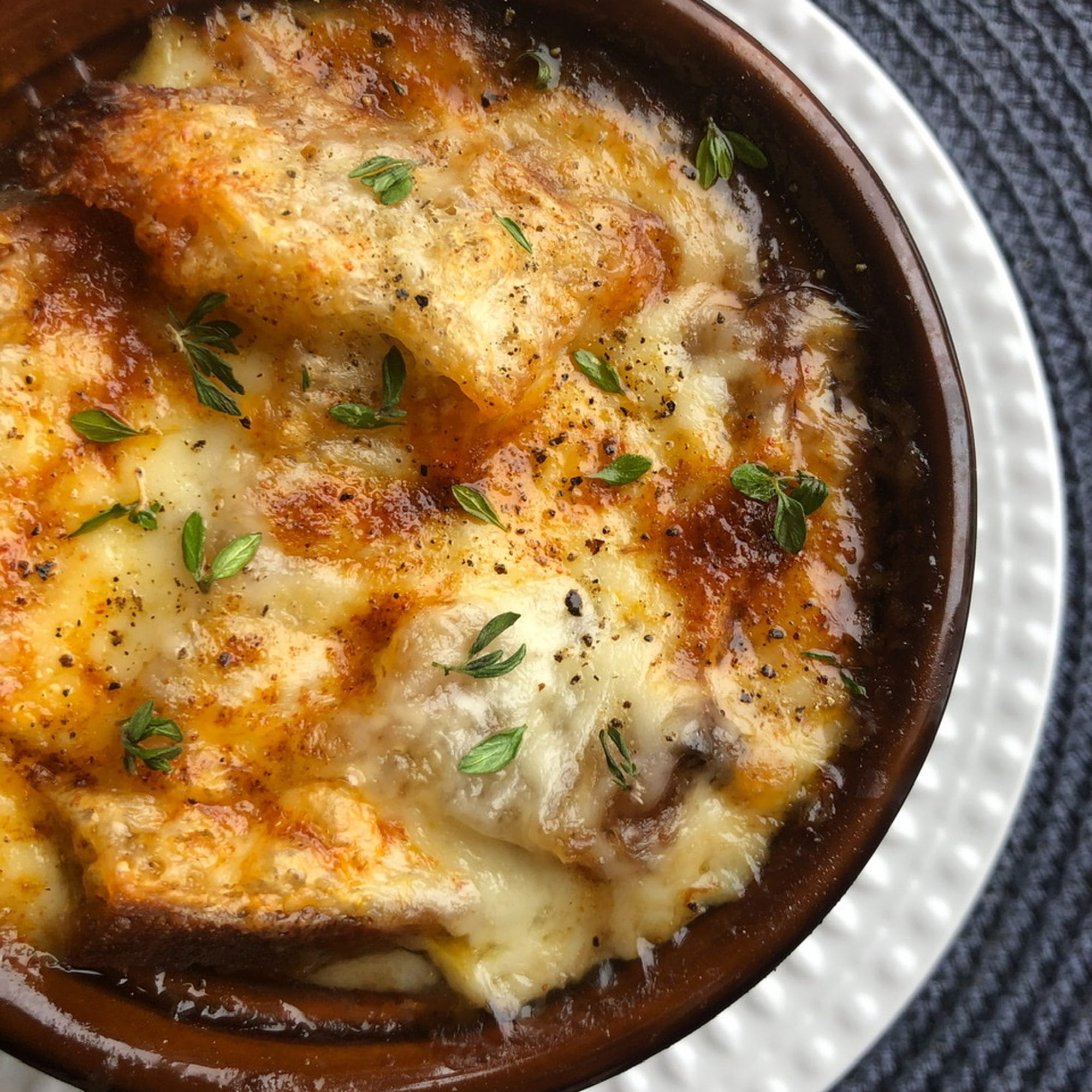 French Onion Soup Gratinée