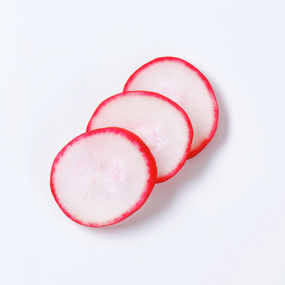 Sliced Radishes