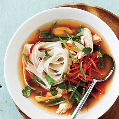 Spicy Asian Chicken Noodle Soup