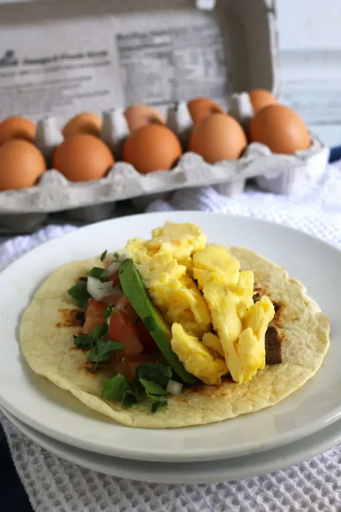 Steak and Egg Breakfast Tacos