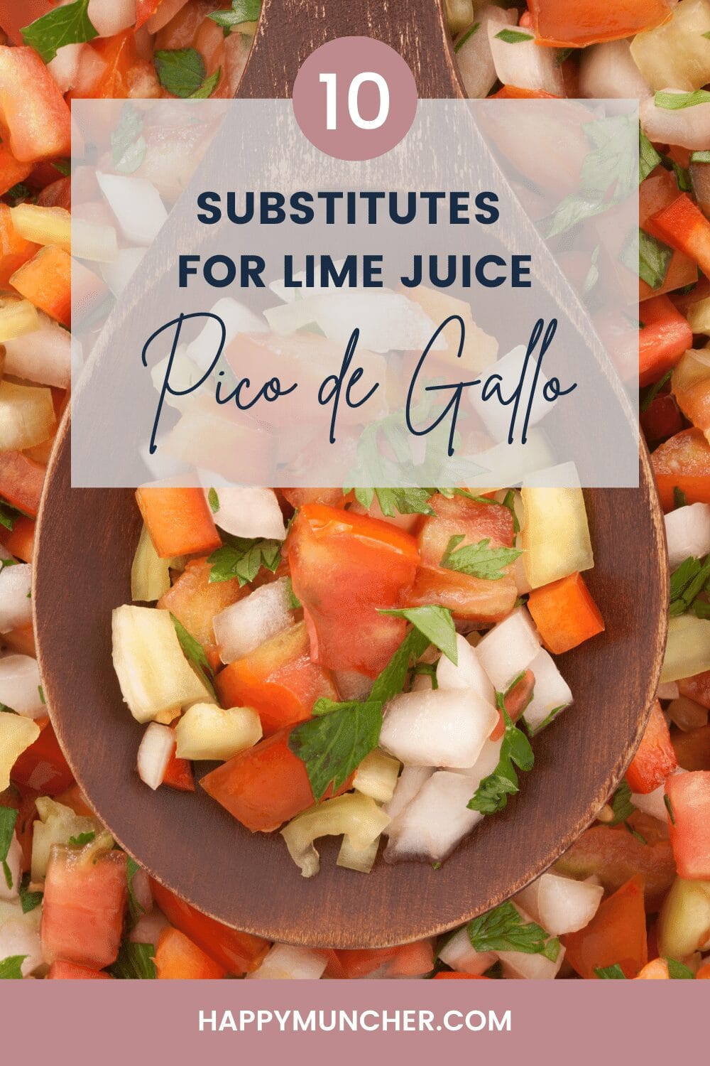 substitute for lime juice in pico de gallo