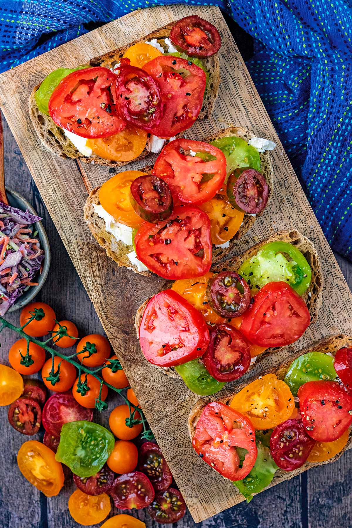 TOMATOES ON TOAST