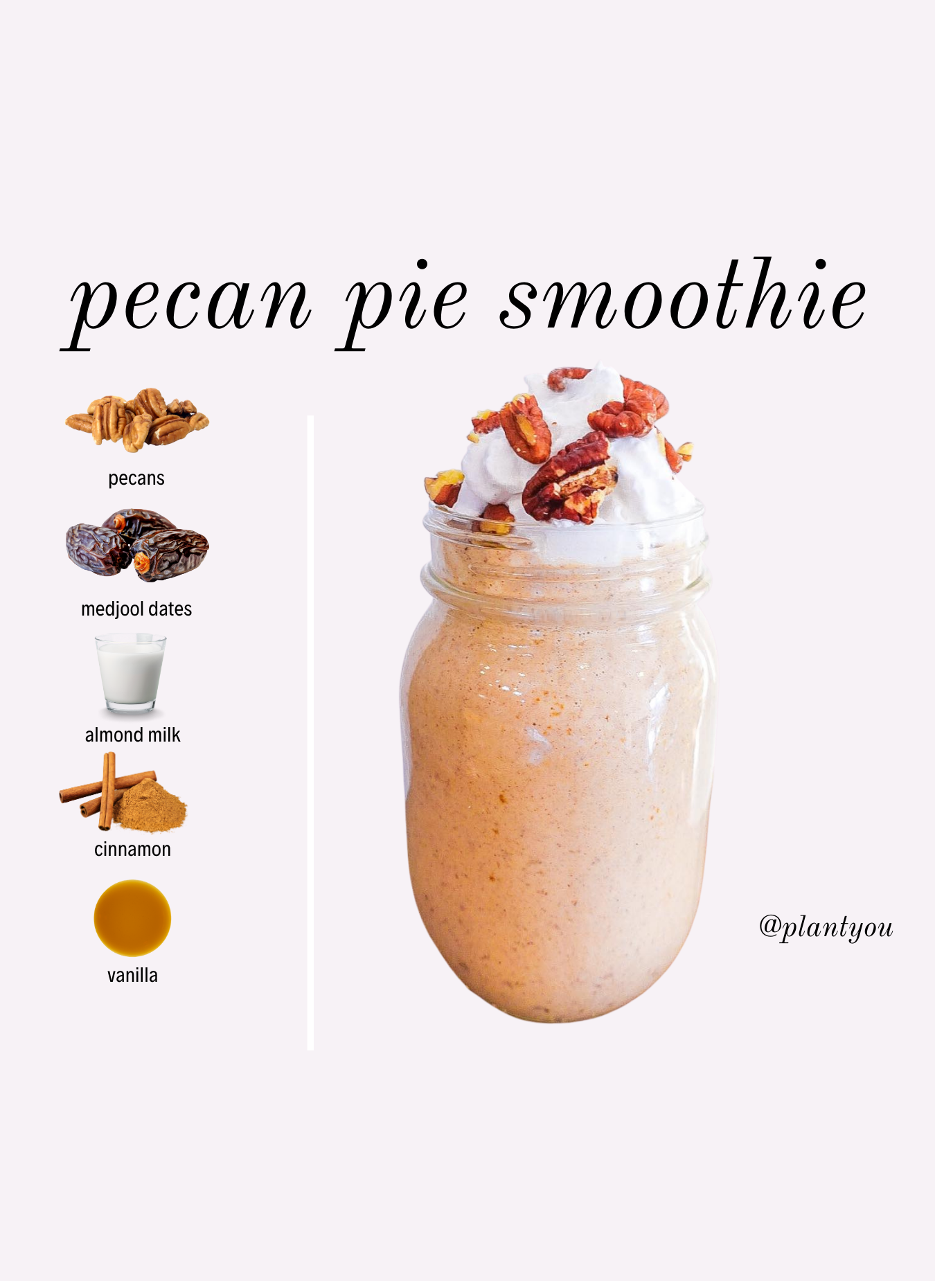 Vegan Pecan Pie Smoothie