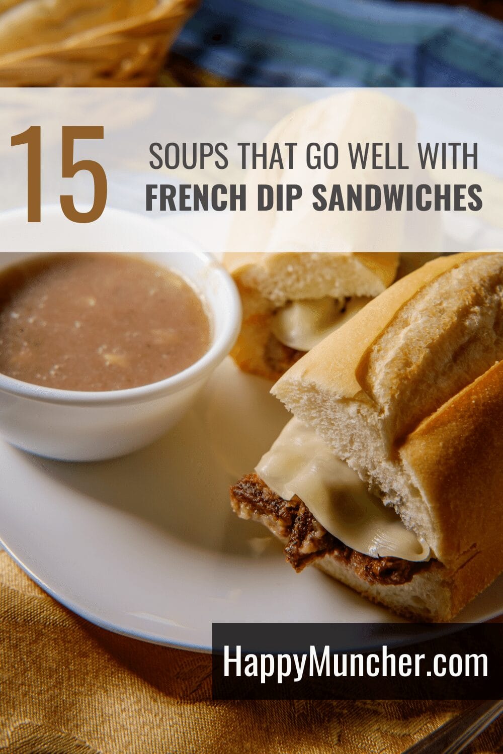 what soup goes with french dip sandwiches