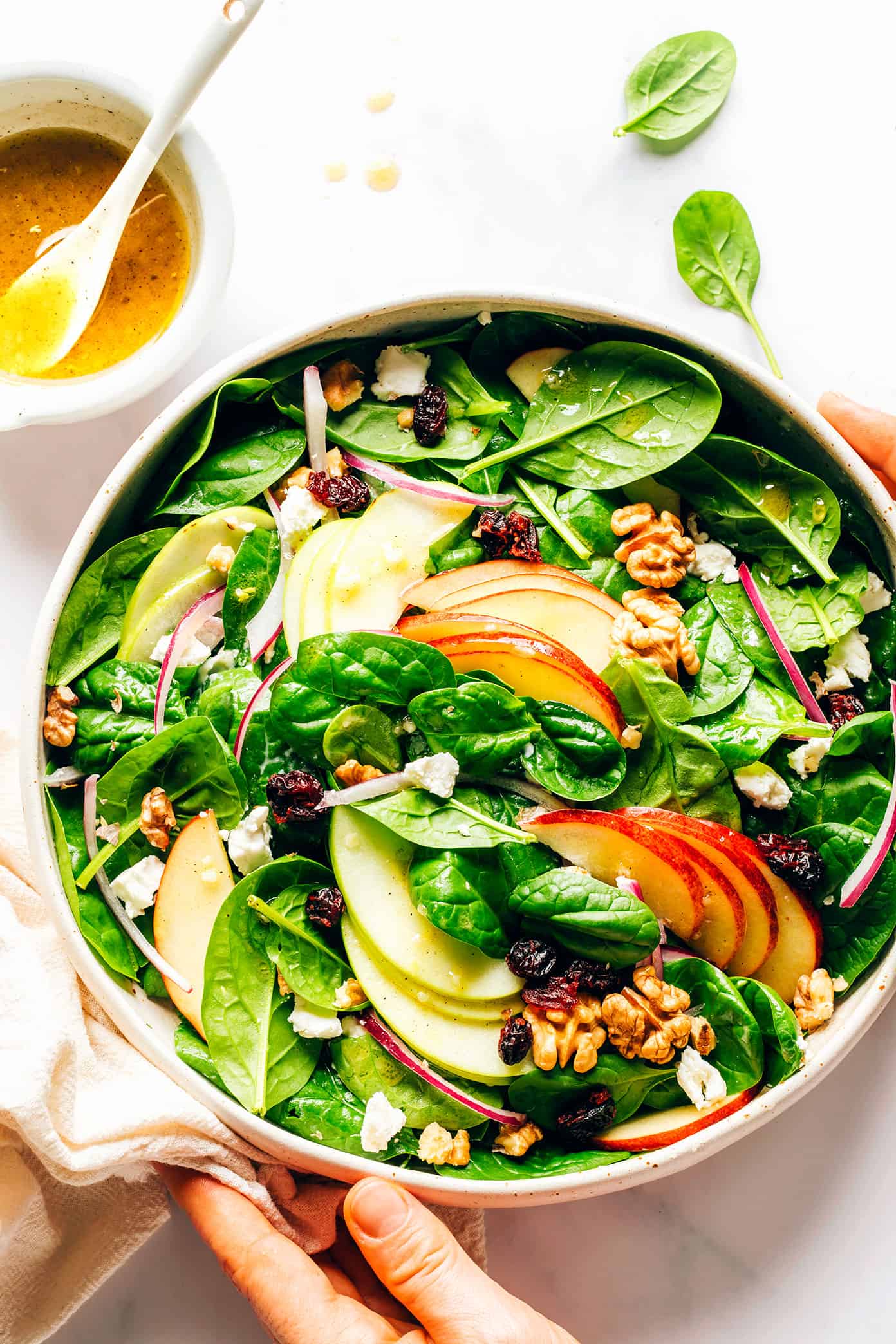 Apple Spinach Salad