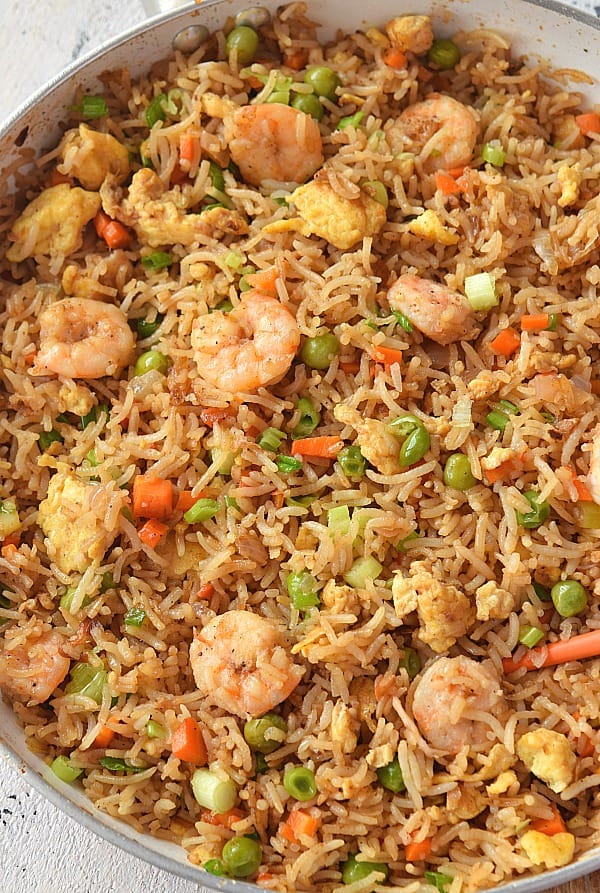 Authentic Chinese Shrimp Fried Rice