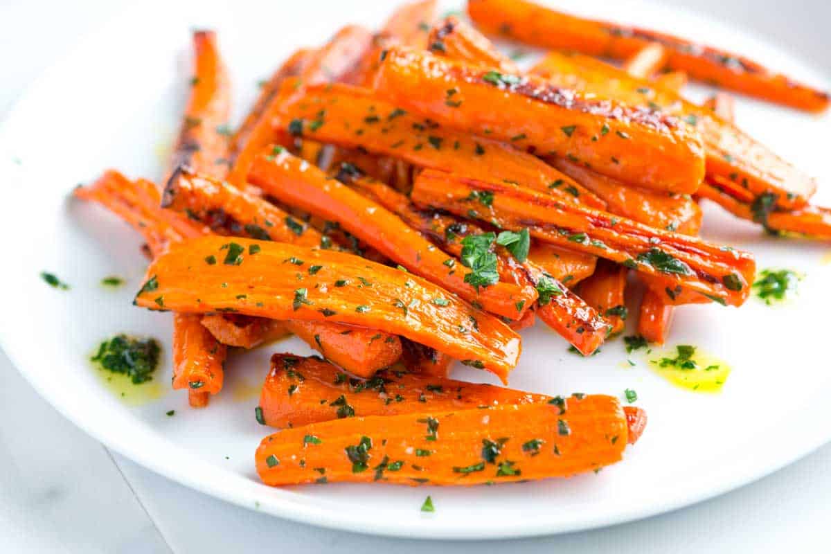 Buttered Carrots with Parsley