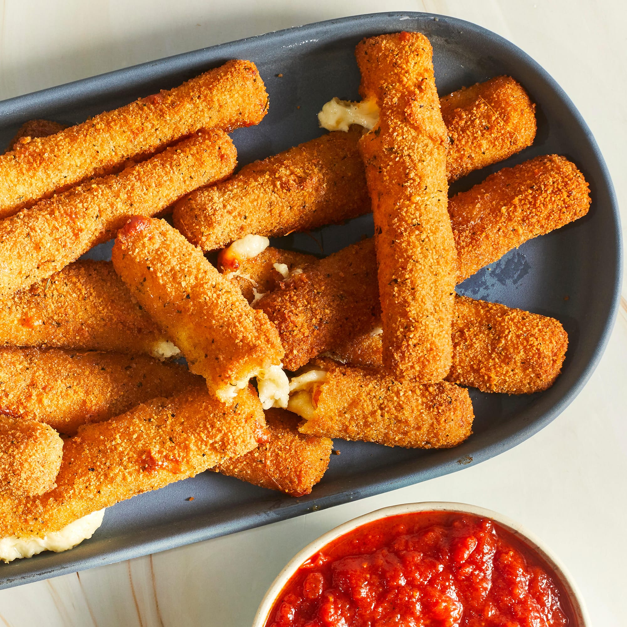 Fried Mozzarella Cheese Sticks