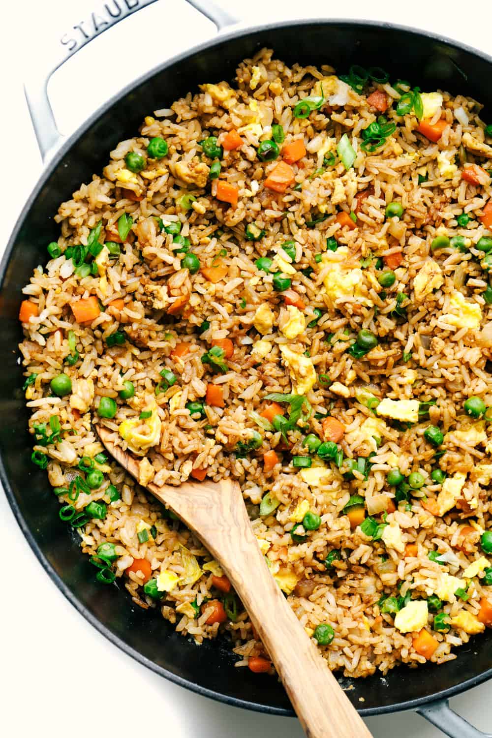 Fried Rice with Peas and Carrots