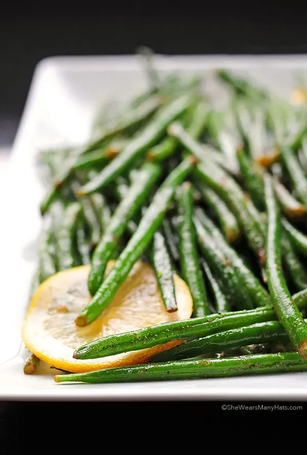 Garlic Lemon Green Beans