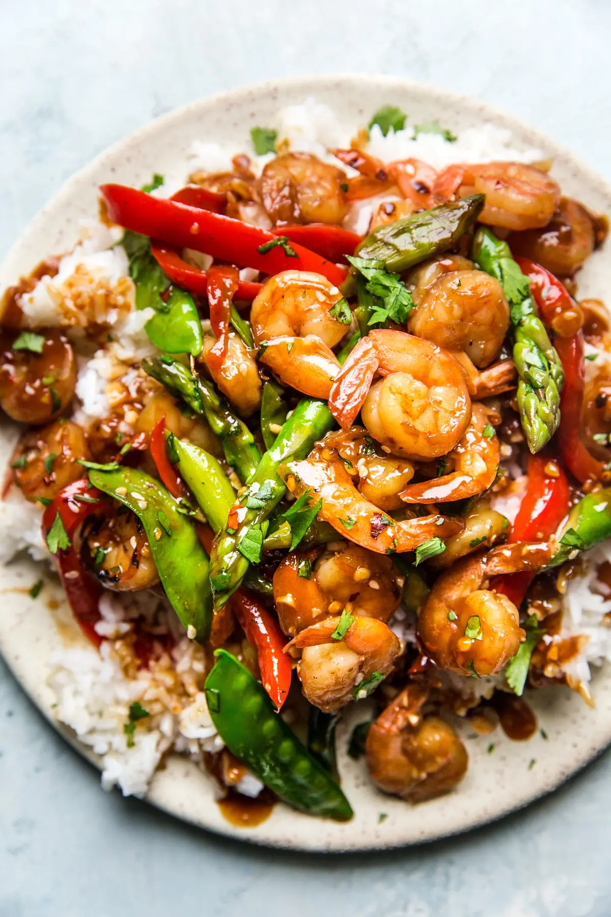 Garlic Shrimp Stir Fry