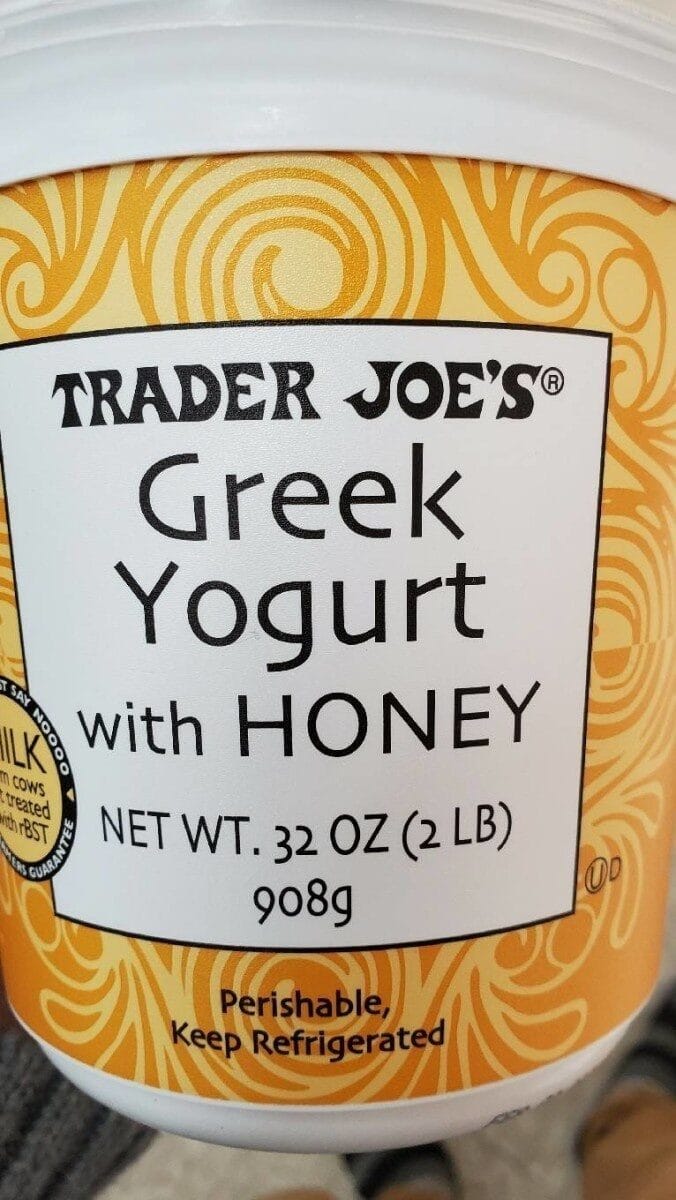 Greek Yogurt with Honey (Trader Joe's)