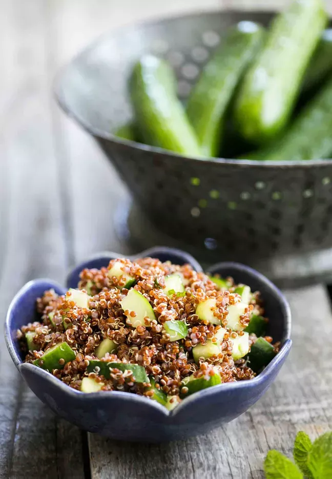 Minty Quinoa Salad