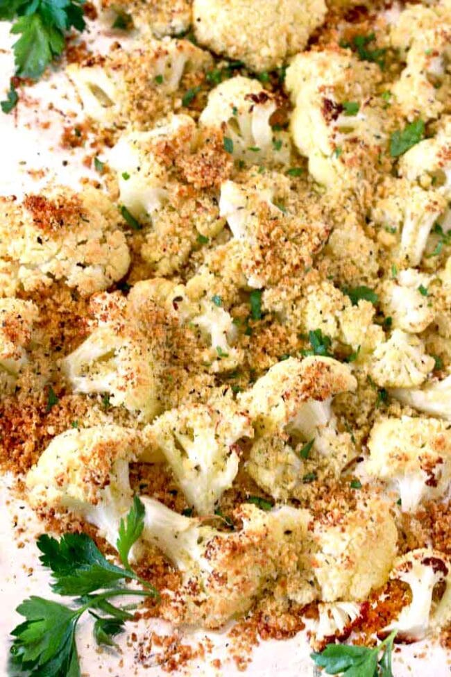 Roasted Parmesan Cauliflower