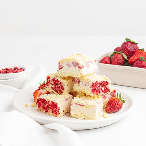 Strawberry Shortcake Ice Cream Sandwiches