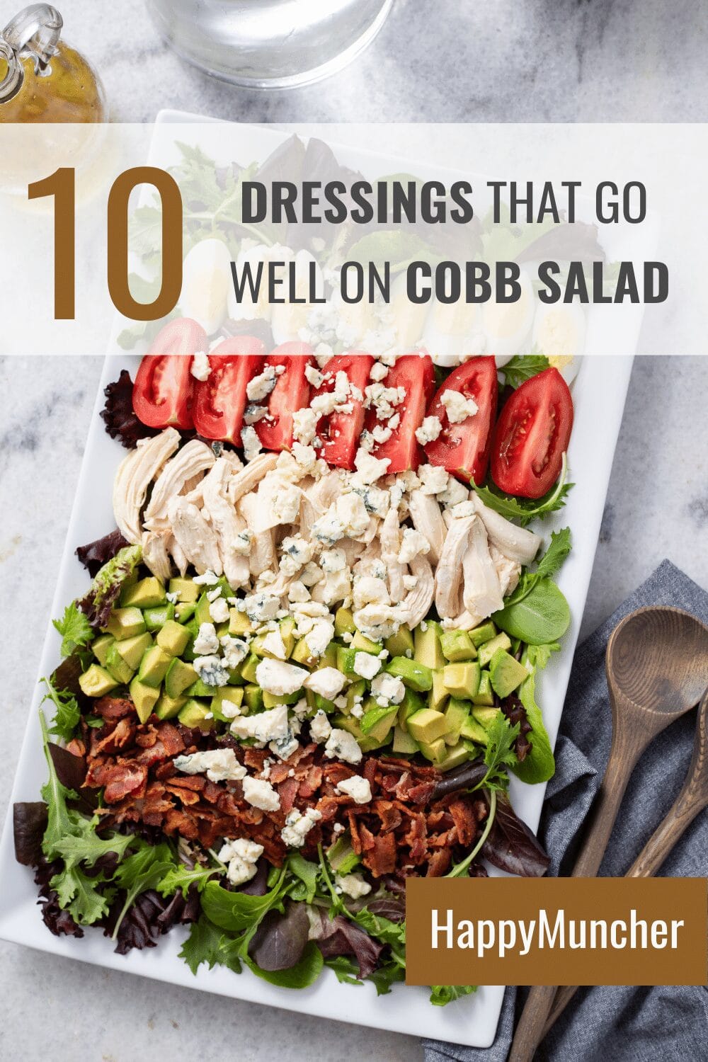 what dressing goes on cobb salad