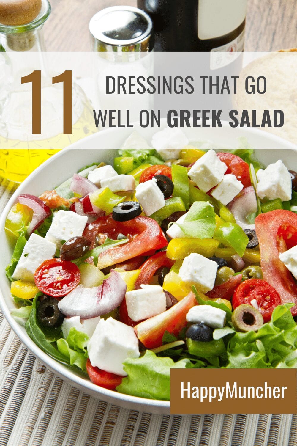 what dressing goes on greek salad