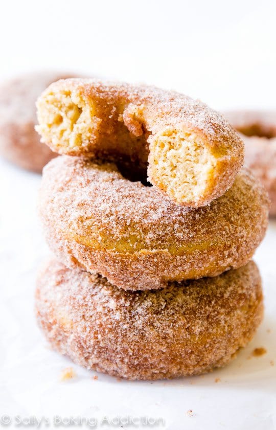 Baked Cinnamon Sugar Donuts