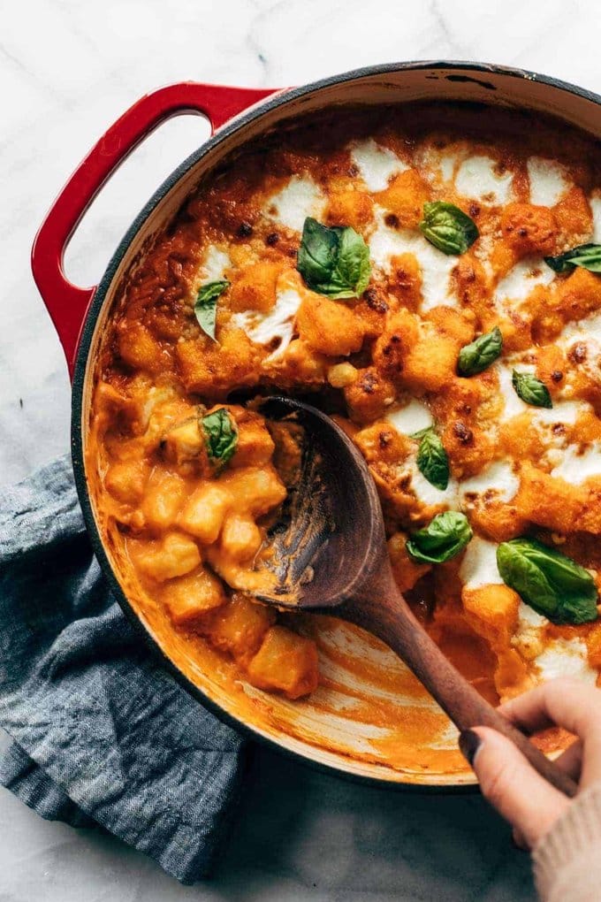 Baked Gnocchi with Vodka Sauce