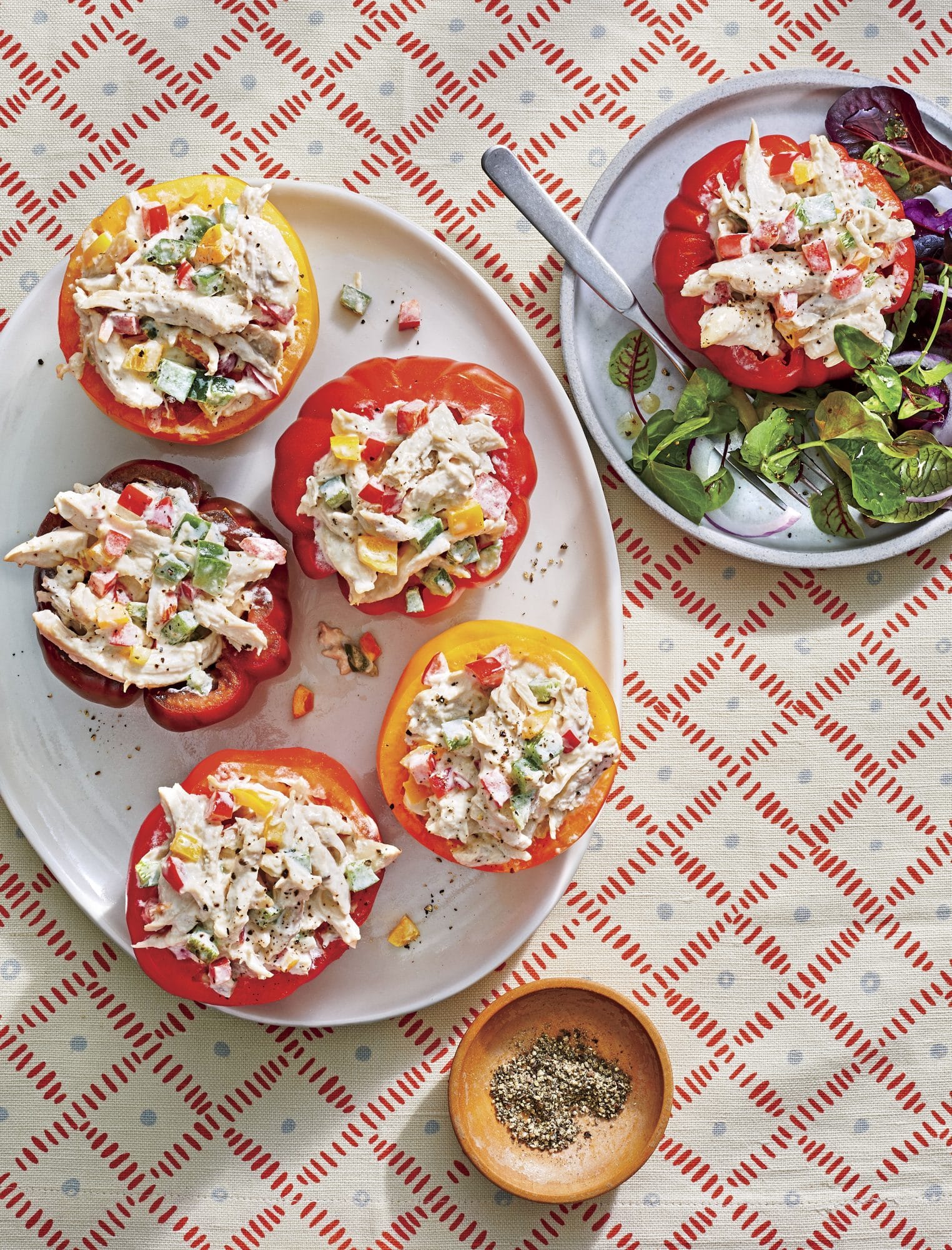 Chicken Salad Stuffed Tomatoes