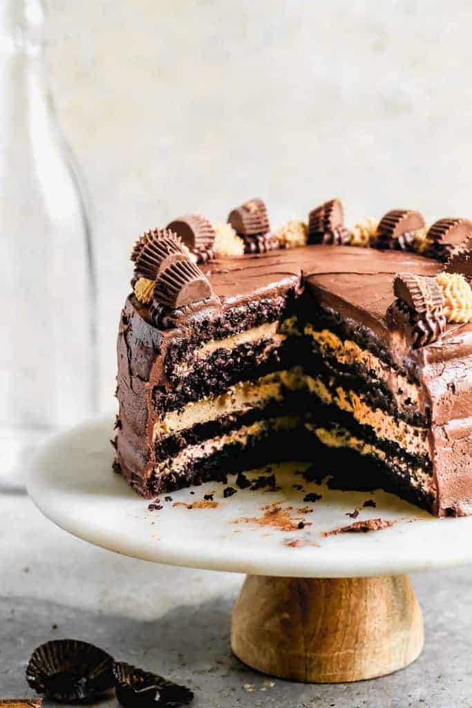 Chocolate Peanut Butter Cake