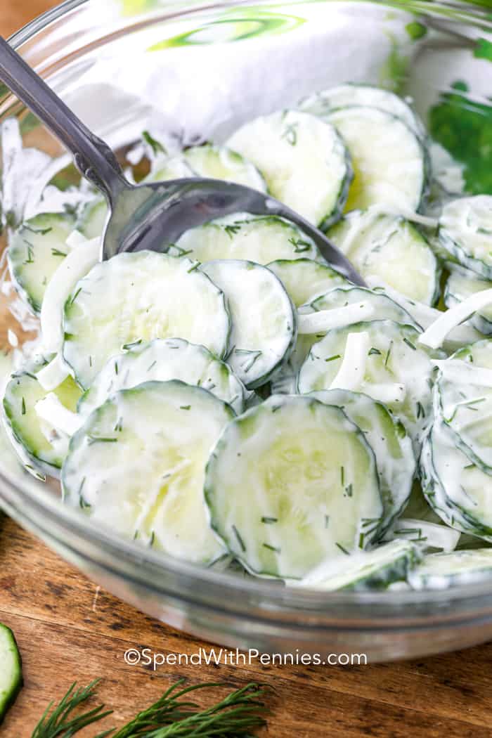 Creamy Cucumber Salad