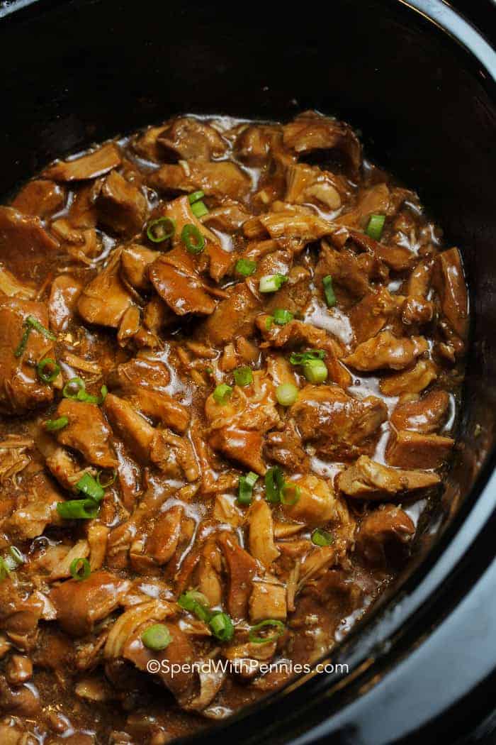 Crock Pot Bourbon Chicken
