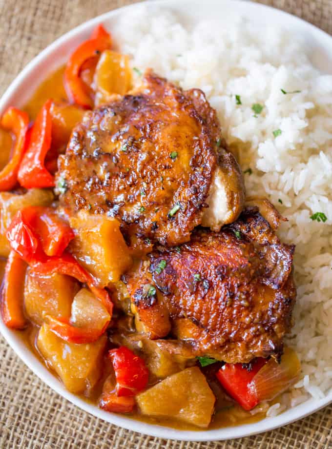 Crock Pot Hawaiian Pineapple Chicken