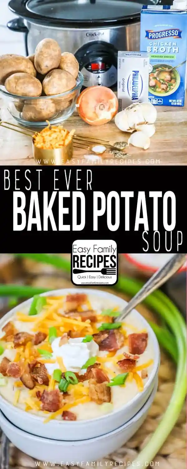 Crock Pot Loaded Baked Potato Soup